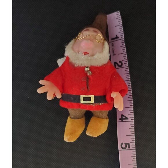 Disney Snow White Seven Dwarfs Doc Vintage Christmas Ornament Hong Kong - Picture 6 of 10